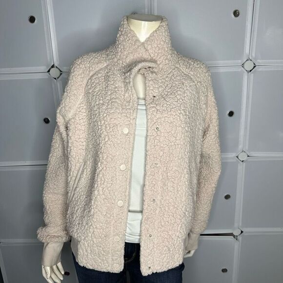 Zella Cozy Up Bomber Jacket Size Medium - Picture 2 of 11